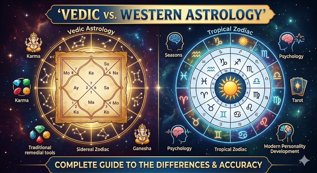 vedic vs western astrology